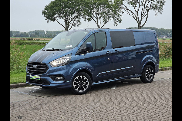 Ford Transit Custom 310 2.0 TDCI L2H1 Sport DC Cruise contol, Airco, Pdc, Carplay, Navi, Camera, Stoelverwarming, Trekhaak, Velgen, 170Pk