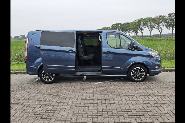 Ford Transit Custom 310 2.0 TDCI L2H1 Sport DC Cruise contol, Airco, Pdc, Carplay, Navi, Camera, Stoelverwarming, Trekhaak, Velgen, 170Pk