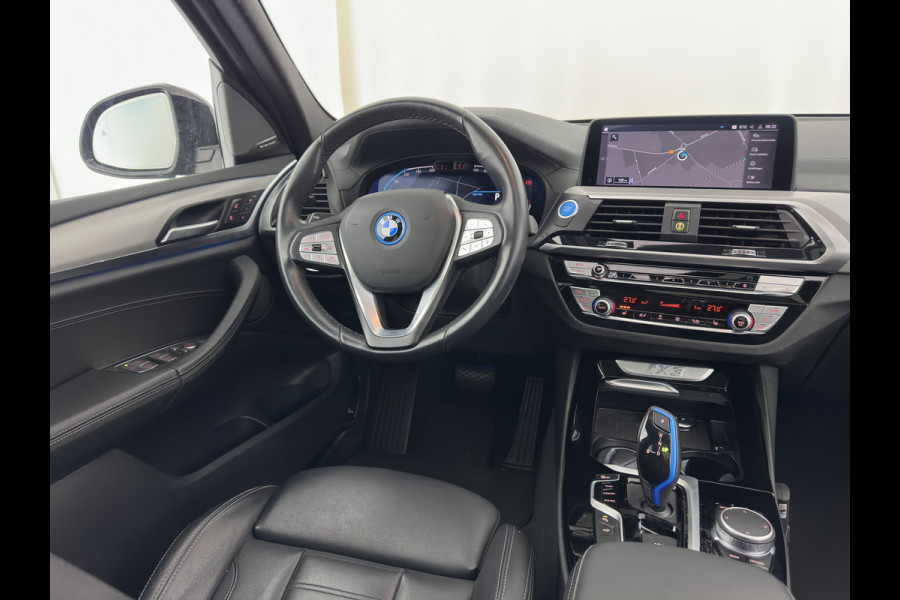 BMW iX3 High Executive 80 kWh [3-Fase-11kW] {SoH-100%} (INCL-BTW) Aut. *PANO | LEATHER | HARMAN/KARDON | ADAPTIVE-CRUISE | FULL-LED | BLINDSPOT | MEMORY-PACK | DIGI-COCKPIT | HEATED-SPORTSEATS | KEYLESS | CAMERA | DAB+ | TOWBAR | HEAD-UP | 20''AL