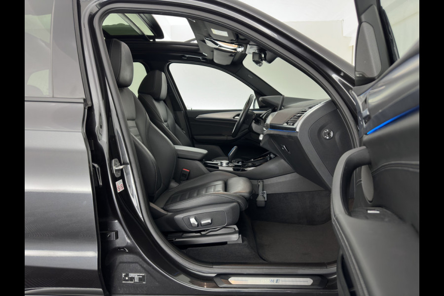 BMW iX3 High Executive 80 kWh [3-Fase-11kW] {SoH-100%} (INCL-BTW) Aut. *PANO | LEATHER | HARMAN/KARDON | ADAPTIVE-CRUISE | FULL-LED | BLINDSPOT | MEMORY-PACK | DIGI-COCKPIT | HEATED-SPORTSEATS | KEYLESS | CAMERA | DAB+ | TOWBAR | HEAD-UP | 20''AL