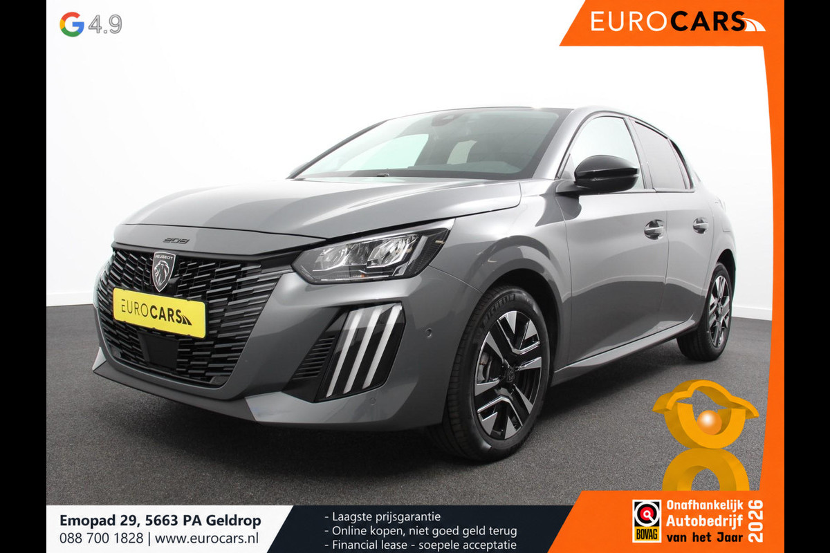 Peugeot 208 1.2 Hybrid 100PK Automaat Allure Navigatie Apple Carplay/Android Auto Airco Camera Parkeer sensoren Cruise Control Lichtmetalen Velgen