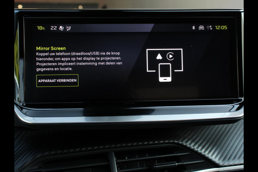 Peugeot 208 1.2 Hybrid 100PK Automaat Allure Navigatie Apple Carplay/Android Auto Airco Camera Parkeer sensoren Cruise Control Lichtmetalen Velgen