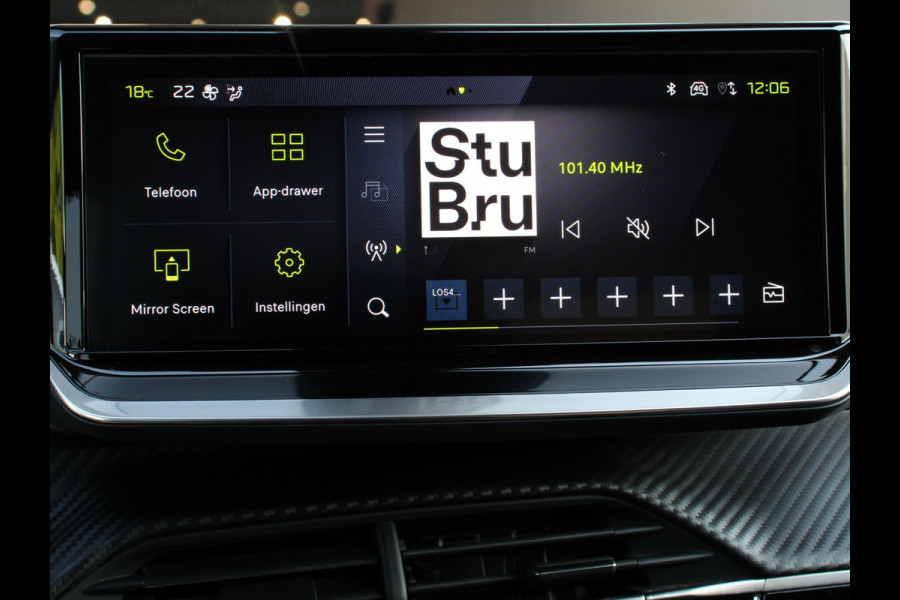 Peugeot 208 1.2 Hybrid 100PK Automaat Allure Navigatie Apple Carplay/Android Auto Airco Camera Parkeer sensoren Cruise Control Lichtmetalen Velgen