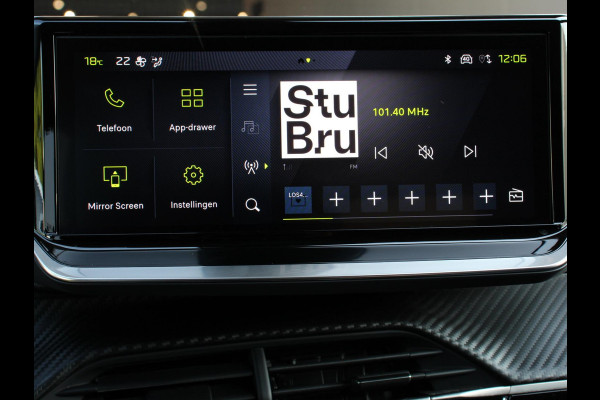 Peugeot 208 1.2 Hybrid 100PK Automaat Allure Navigatie Apple Carplay/Android Auto Airco Camera Parkeer sensoren Cruise Control Lichtmetalen Velgen
