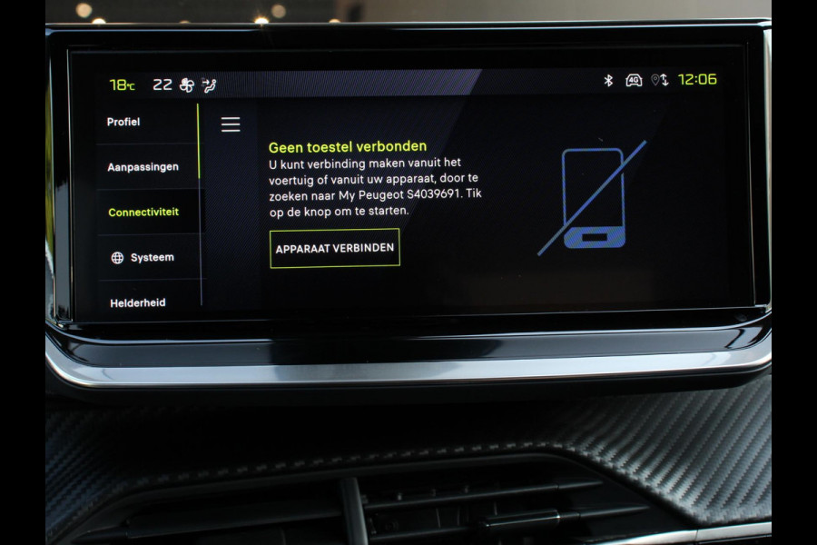 Peugeot 208 1.2 Hybrid 100PK Automaat Allure Navigatie Apple Carplay/Android Auto Airco Camera Parkeer sensoren Cruise Control Lichtmetalen Velgen