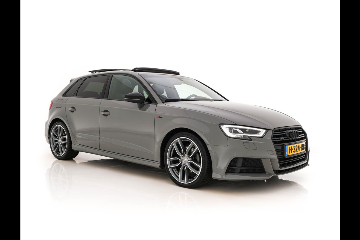 Audi A3 Sportback 35 TFSI S-Line Edition MHEV Aut. *PANO | LEATHER-FABRIC | LED-LIGHTS | DIGI-COCKPIT | NAVI-FULLMAP | HEATED-SPORTSEATS | PRIVACY-GLASS | ECC | PDC | CRUISE | 18''ALU*