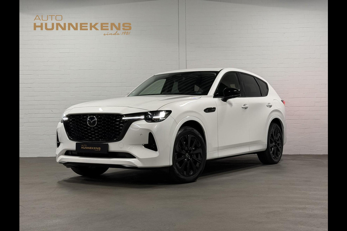 Mazda CX-60 2.5 e-SkyActiv PHEV Homura Trekhaak | Open dak | Adapt. cruise | Stoelventilatie | 360 camera | Bose | Stuur-/Stoelverwarming | Head-up | Carplay