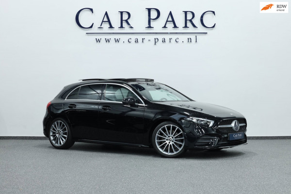 Mercedes-Benz A-Klasse 220 AMG MULTIBEAM/VIRTUAL/SFEER/PANO/LEER+S.VERWARMING+MEMORY/19" LMV/CAM/ACC/ECC/12 MDN GARANTIE!