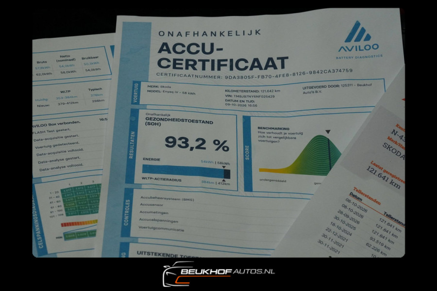 Škoda ENYAQ iV 60 Carplay Cruise Camera Navigatie Soh 93%