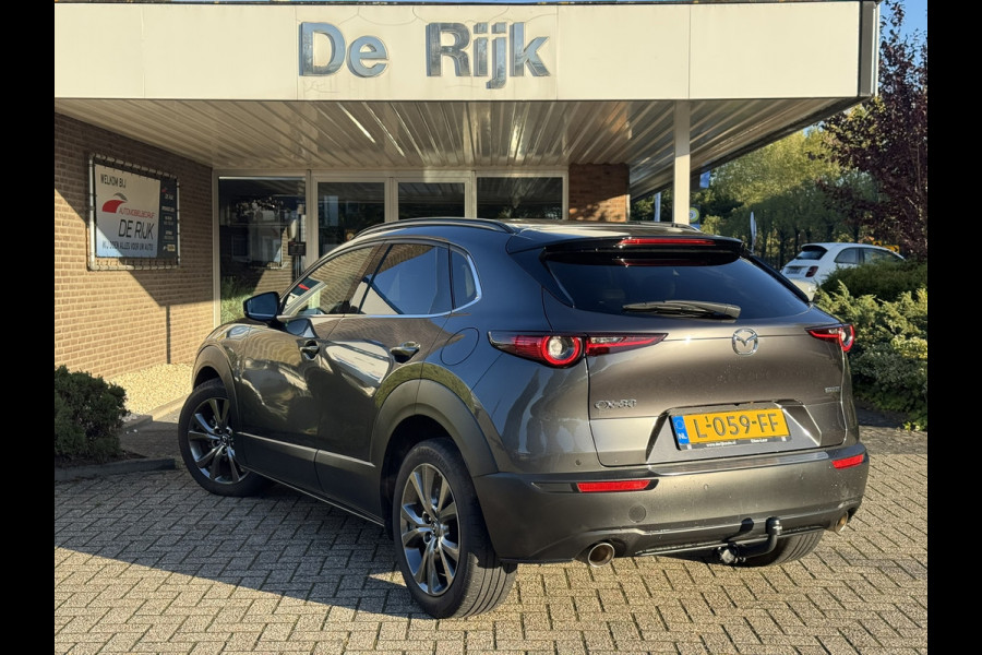 Mazda CX-30 2.0 e-SkyActiv-X M Hybrid Luxury | Leder, ACC, Carplay/Android, Camera, Bose, Trekhaak | Dealeronderhouden | NAP |