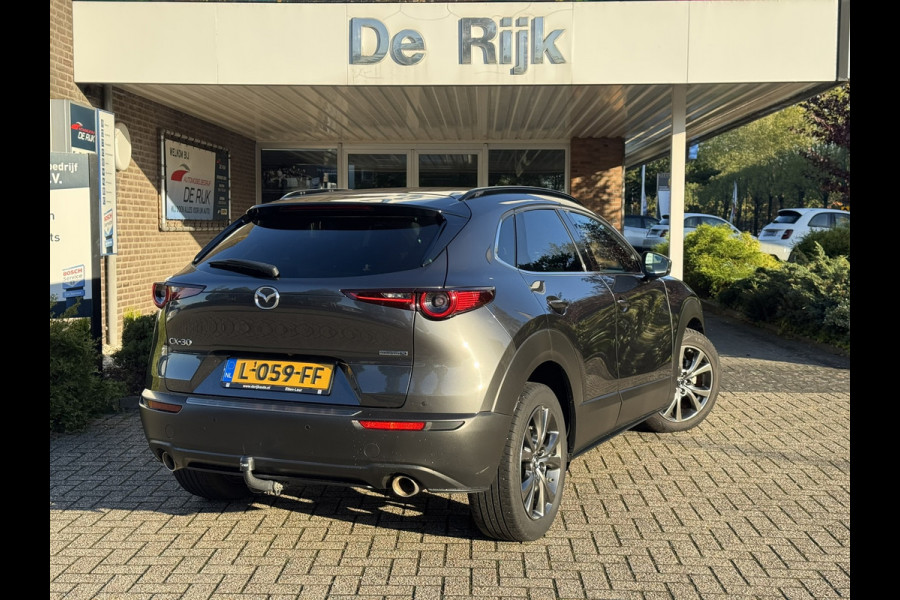 Mazda CX-30 2.0 e-SkyActiv-X M Hybrid Luxury | Leder, ACC, Carplay/Android, Camera, Bose, Trekhaak | Dealeronderhouden | NAP |