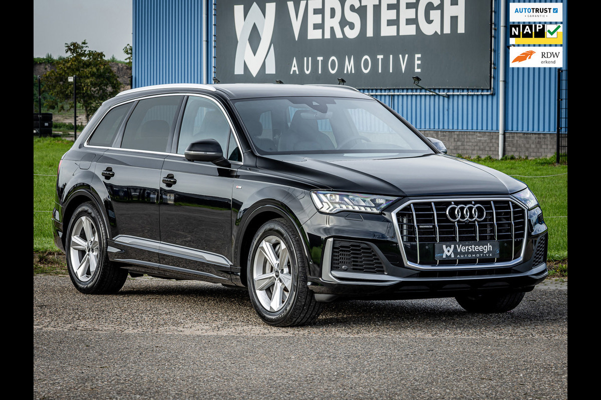 Audi Q7 55 TFSI e quattro Pro Line S | S-Line | B&O | Luchtvering | 360 camera | Eerste Eigenaar