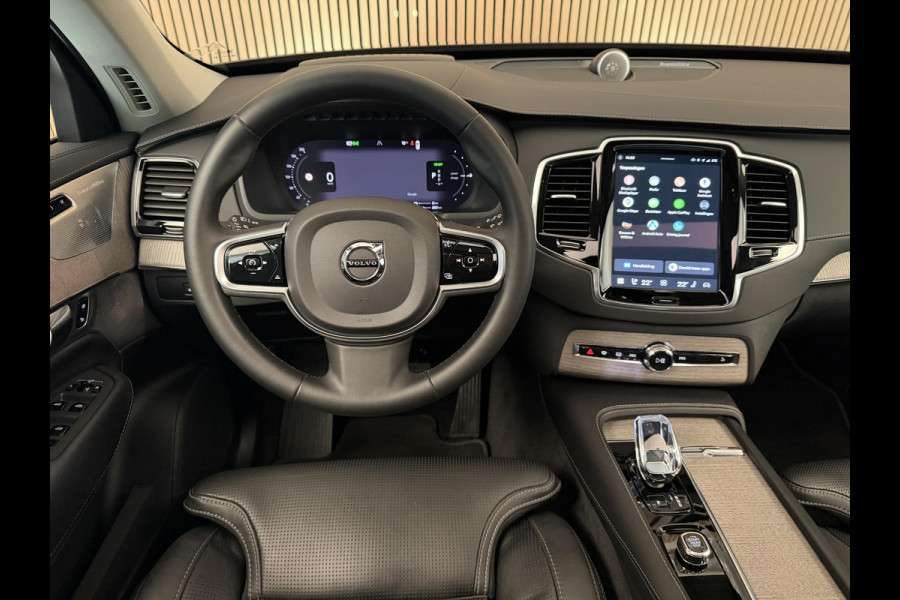 Volvo XC90 2.0 T8 Recharge 450PK Aut. AWD Ultimate Bright | Panodak | Luchtvering | B & W | Trekhaak | Full options | Incl. garantie.
