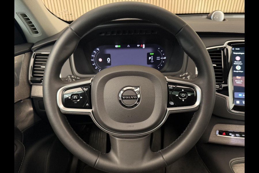 Volvo XC90 2.0 T8 Recharge 450PK Aut. AWD Ultimate Bright | Panodak | Luchtvering | B & W | Trekhaak | Full options | Incl. garantie.