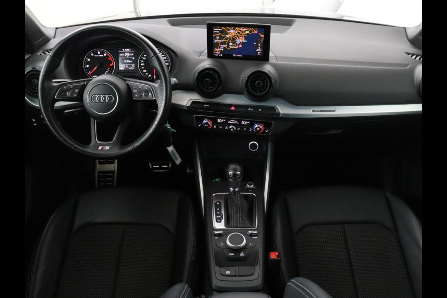 Audi Q2 1.4 TFSI CoD 3x S-Line | Half leder | Stoelverwarming | Trekhaak | Cruise control | Navigatie | Bluetooth | Climate control | Full LED