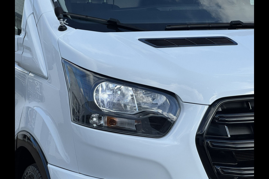 Ford Transit 350 2.0 TDCI L3H2 Automaat Trekhaak Webasto Chauffeursstoel Cruise Camera Airco 3 Zits