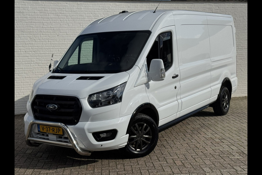 Ford Transit 350 2.0 TDCI L3H2 Automaat Trekhaak Webasto Chauffeursstoel Cruise Camera Airco 3 Zits