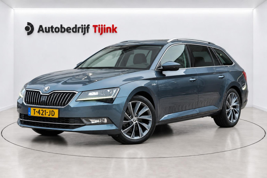 Škoda Superb Combi 1.4 TSI ACT Laurent & Klement | Automaat | LED | Trekhaak | Leder | Stoel- & stuurverwarming | Lane Assist | Blind Spot |Standkachel | Park Assist | Canton | Sfeerverlichting |