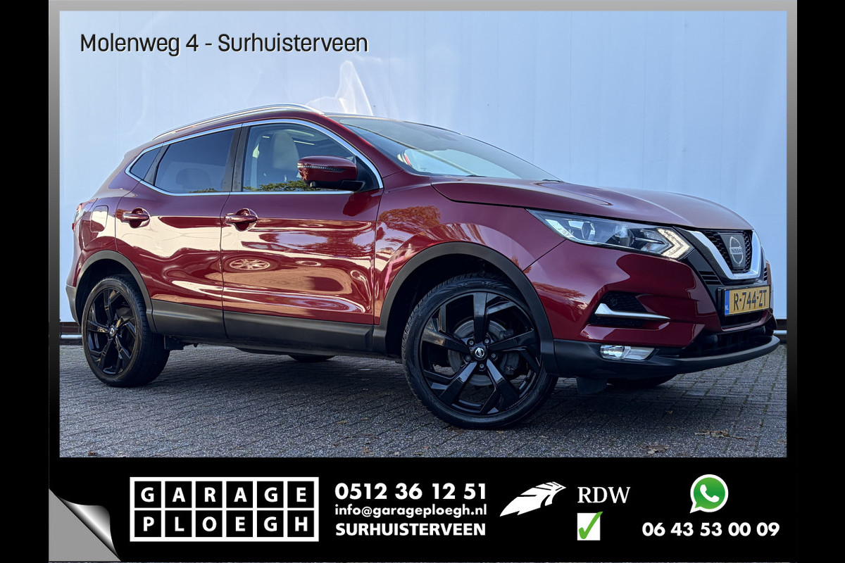 Nissan QASHQAI 1.2 Tekna Trekhaak Pano 360° Nav/Cruise Orig.NL Voll.Onderhouden!