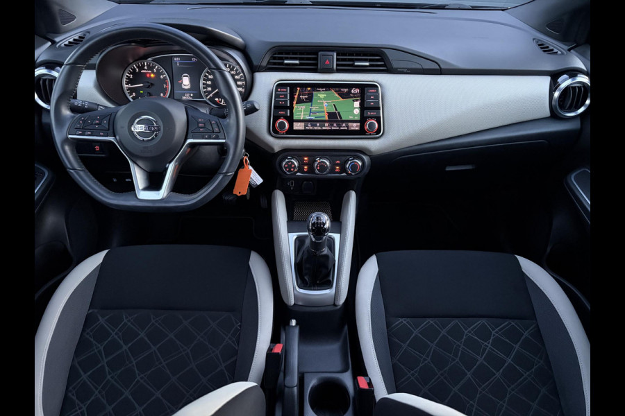 Nissan Micra 1.0 IG-T N-Connecta ✓1e Eigenaar✓Dealer Onderhouden✓Camera✓Carplay✓Navi✓Airco✓Cruise✓Pdc✓101pk✓Weinig Km✓Lm velgen✓N.A.P✓Apk tot 02-2028