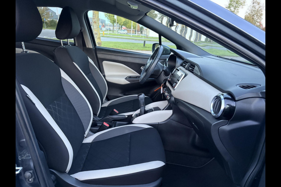 Nissan Micra 1.0 IG-T N-Connecta ✓1e Eigenaar✓Dealer Onderhouden✓Camera✓Carplay✓Navi✓Airco✓Cruise✓Pdc✓101pk✓Weinig Km✓Lm velgen✓N.A.P✓Apk tot 02-2028