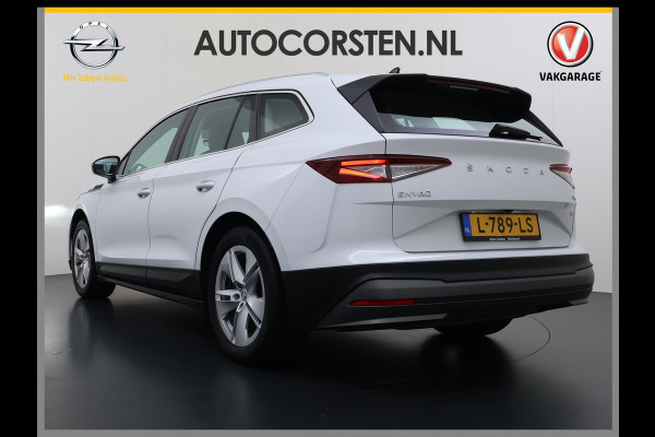 Škoda ENYAQ iV 80 204PK Warmtepomp Camera SOH 93% Navi 3-Zone Ecc Stuur+Stoelverwarming Android Auto Apple Carplay P-Assist Cruise Control Lane Assist Isofix Keyless-go 1e Eigenaar Origineel Nederlandse Auto