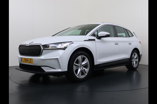 Škoda ENYAQ iV 80 204PK Warmtepomp Camera SOH 93% Navi 3-Zone Ecc Stuur+Stoelverwarming Android Auto Apple Carplay P-Assist Cruise Control Lane Assist Isofix Keyless-go 1e Eigenaar Origineel Nederlandse Auto
