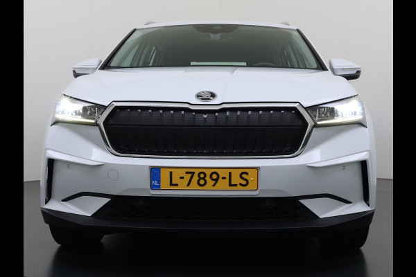 Škoda ENYAQ iV 80 204PK Warmtepomp Camera SOH 93% Navi 3-Zone Ecc Stuur+Stoelverwarming Android Auto Apple Carplay P-Assist Cruise Control Lane Assist Isofix Keyless-go 1e Eigenaar Origineel Nederlandse Auto