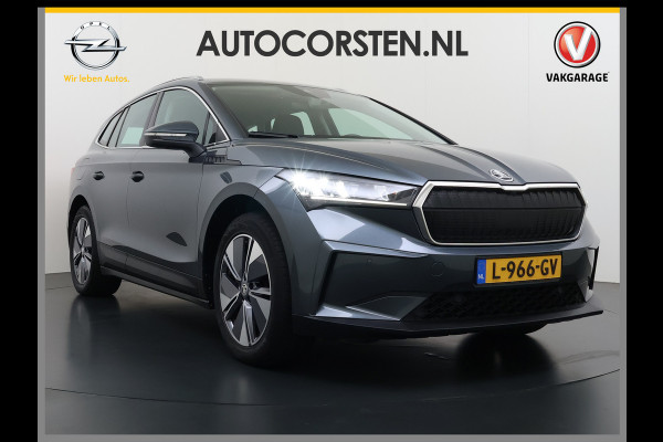 Škoda ENYAQ iV 80 204PK Trekhaak Warmtepomp Stuur+Stoelverwarming 3-Zone Ecc Camera Apple Carplay Android Auto P-Assist SOH 87% Isofix Pdc Lmv Led DAB Cruise Control Rijstrooksensor 1.000KG Trekgewicht Origineel Nederlandse Auto