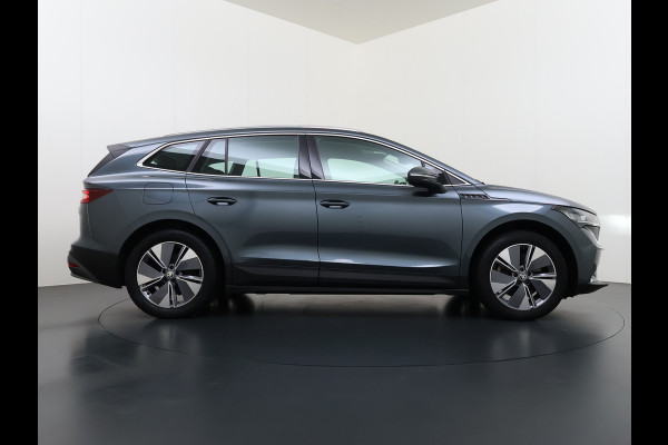 Škoda ENYAQ iV 80 204PK Trekhaak Warmtepomp Stuur+Stoelverwarming 3-Zone Ecc Camera Apple Carplay Android Auto P-Assist SOH 87% Isofix Pdc Lmv Led DAB Cruise Control Rijstrooksensor 1.000KG Trekgewicht Origineel Nederlandse Auto