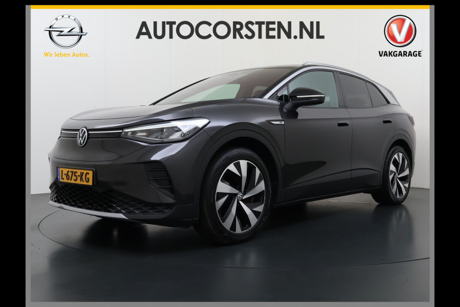 Volkswagen ID.4 First 82kWh 204PK SOH 90% Trekhaak Warmtepomp Lmv 20" Adap.Cruise Stoel+Stuurverwarming Camera Navi Android Auto Apple Carplay S Privacy Glas Isofix Led Rijstrooksensor 1.000KG Trekgewicht 1e Eigenaar Origineel Nederlandse Auto