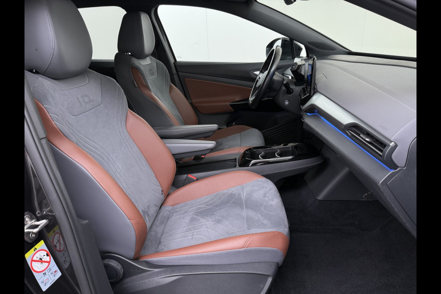 Volkswagen ID.4 First 82kWh 204PK SOH 90% Trekhaak Warmtepomp Lmv 20" Adap.Cruise Stoel+Stuurverwarming Camera Navi Android Auto Apple Carplay S Privacy Glas Isofix Led Rijstrooksensor 1.000KG Trekgewicht 1e Eigenaar Origineel Nederlandse Auto