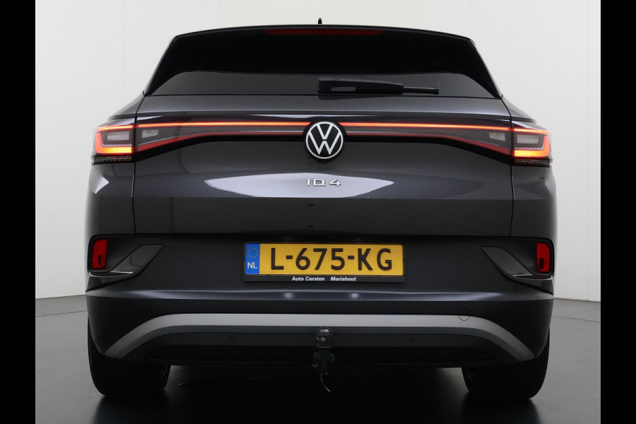 Volkswagen ID.4 First 82kWh 204PK SOH 90% Trekhaak Warmtepomp Lmv 20" Adap.Cruise Stoel+Stuurverwarming Camera Navi Android Auto Apple Carplay S Privacy Glas Isofix Led Rijstrooksensor 1.000KG Trekgewicht 1e Eigenaar Origineel Nederlandse Auto