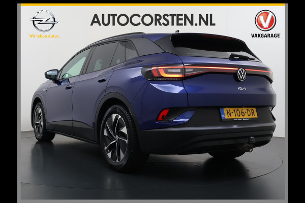 Volkswagen ID.4 82kWh 204PK 90%SOH Trekhaak Adap.Cruise Stoelverwarming Apple Carplay Android Auto Navi Ecc Pdc Privacy Glas Led Isofix DAB Bluetooth All Seasonbanden Voorruitverwarming Wifi 1.000KG Trekgewicht 1e Eigenaar Origineel Nederlandse Auto