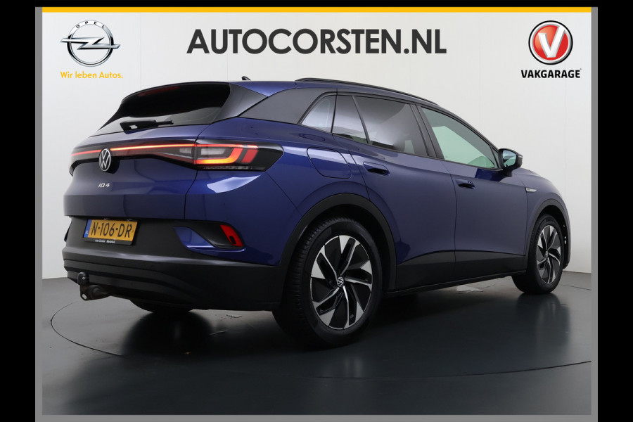 Volkswagen ID.4 82kWh 204PK 90%SOH Trekhaak Adap.Cruise Stoelverwarming Apple Carplay Android Auto Navi Ecc Pdc Privacy Glas Led Isofix DAB Bluetooth All Seasonbanden Voorruitverwarming Wifi 1.000KG Trekgewicht 1e Eigenaar Origineel Nederlandse Auto