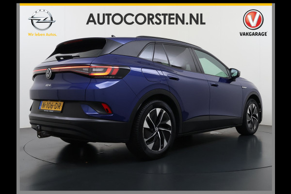 Volkswagen ID.4 82kWh 204PK 90%SOH Trekhaak Adap.Cruise Stoelverwarming Apple Carplay Android Auto Navi Ecc Pdc Privacy Glas Led Isofix DAB Bluetooth All Seasonbanden Voorruitverwarming Wifi 1.000KG Trekgewicht 1e Eigenaar Origineel Nederlandse Auto