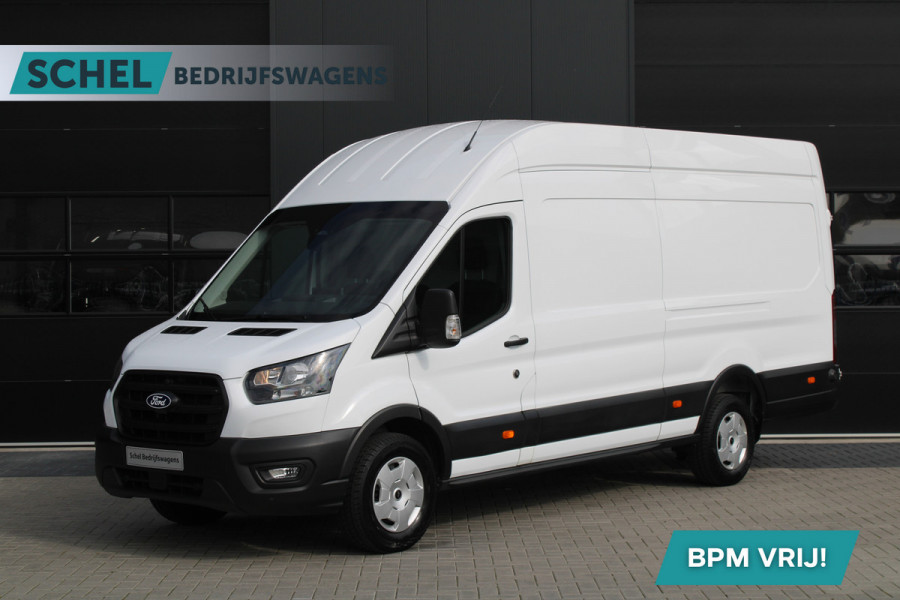 Ford Transit 350 2.0 TDCI L4H3 Trend RWD 130pk - 270gr deuren - Camera - Cruise - Carplay - Airco - PDC - Rijklaar