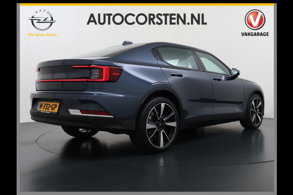 Polestar 2 408PK Dual Motor Long Range 78kWh SOH 90% Google®-Maps Navi Camera Apple Carplay Android Auto Elek.Stoelen Memory Elek.Achterkle Keyless Bluetooth Led Lmv Isofix Rijstrooksensor Origineel Nederlandse Auto Dealeronderhouden