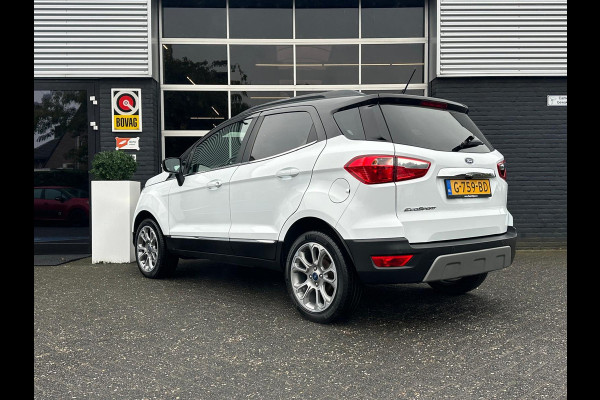 Ford EcoSport 1.0 Titanium, Bluetooth, CarPlay, Camera, Cruise, Navi, Stuur/Stoelverwrm, NAP