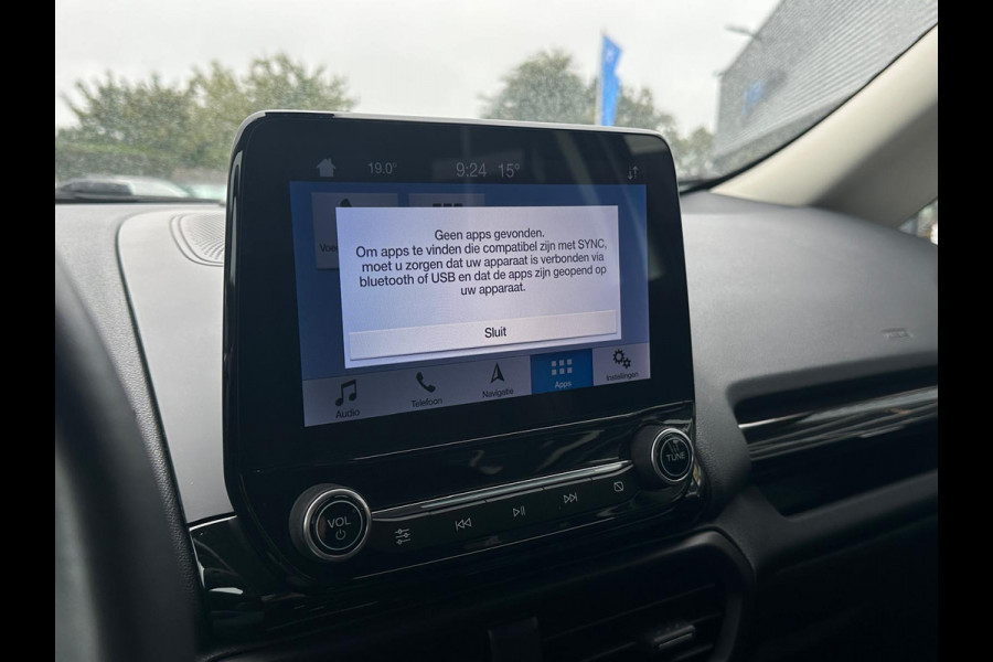 Ford EcoSport 1.0 Titanium, Bluetooth, CarPlay, Camera, Cruise, Navi, Stuur/Stoelverwrm, NAP