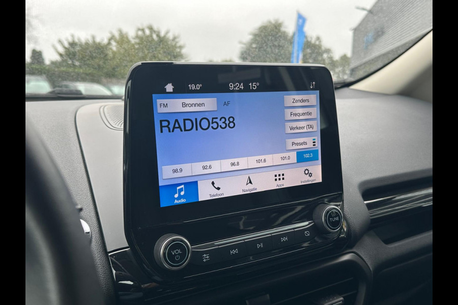 Ford EcoSport 1.0 Titanium, Bluetooth, CarPlay, Camera, Cruise, Navi, Stuur/Stoelverwrm, NAP