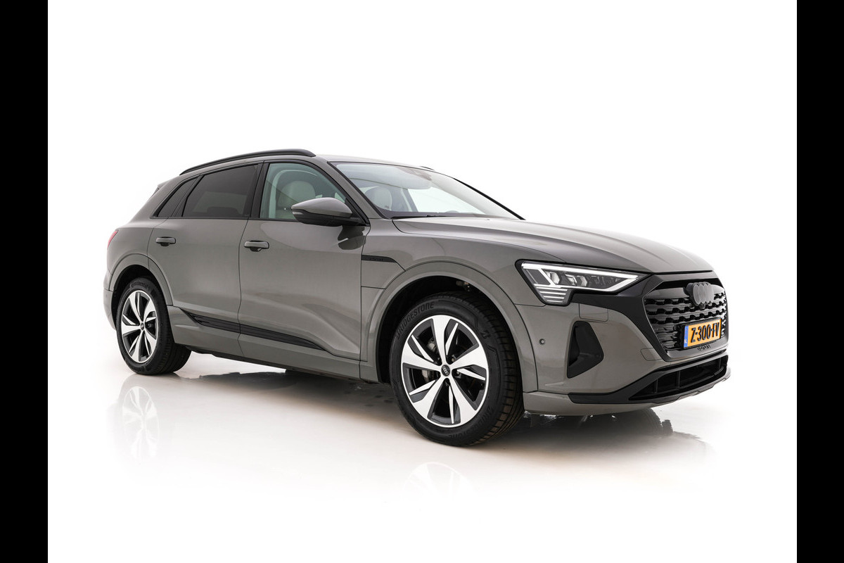 Audi Q8 e-tron 50 quattro Advanced Edition 95 kWh [3-Fase-22kW] {SoH-99%} (INCL-BTW)  Aut. *LEATHER | FULL-LED | MEMORY-PACK | ADAPTIVE-CRUISE | CAMERA | PRIVACY-GLASS | DIGI-COCKPIT | SHIFTPADDLES | DAB | AMBIENTLIGHT | TOWBAR | 20''ALU*