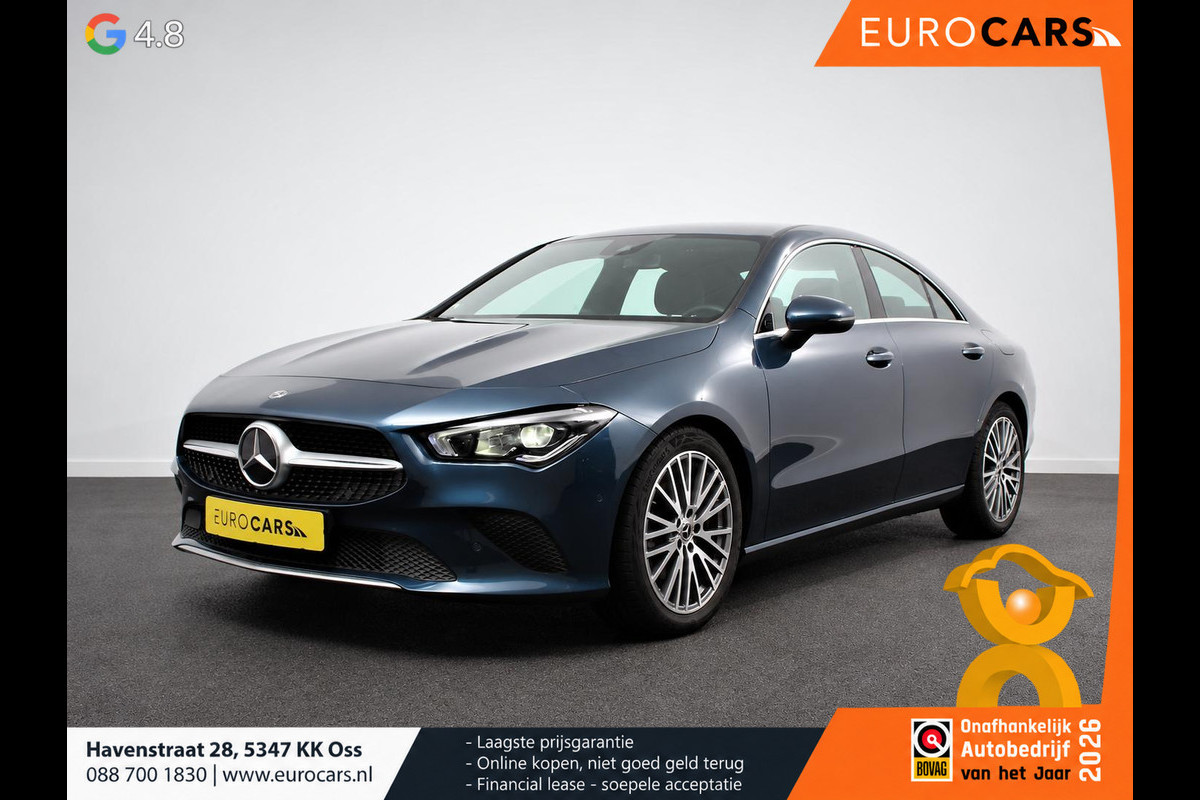 Mercedes-Benz CLA-Klasse 200 Automaat Progressive Navigatie Climate Control Led Trekhaak Stoelverwarming Half Leder Camera Trekhaak wegklapbaar