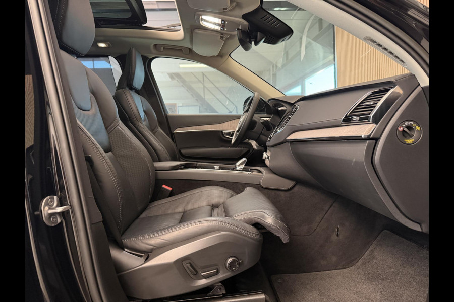 Volvo XC90 2.0 T8 Recharge 450PK Aut. AWD Ultimate Bright | Panodak | Luchtvering | B & W | Trekhaak | Full options | Incl. garantie.