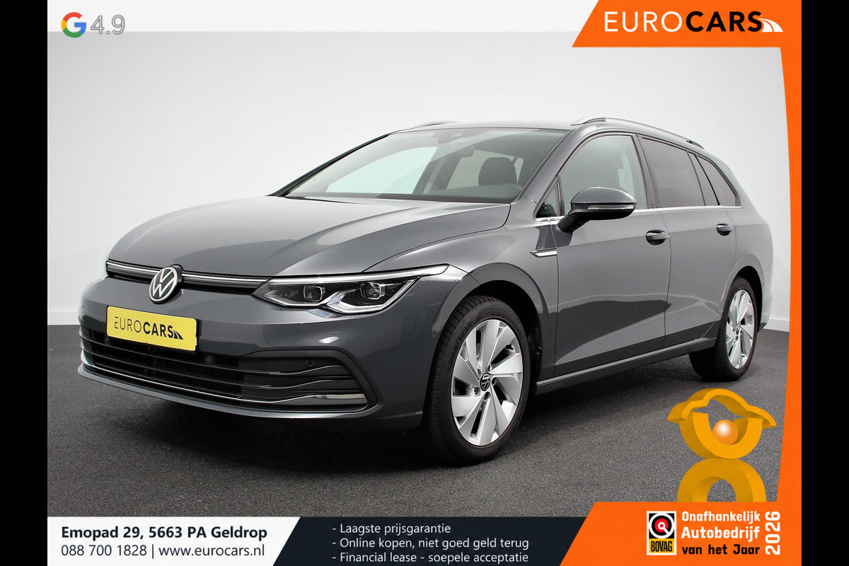 Volkswagen Golf Variant 1.5 TSI 162 pk Style DSG Navigatie Climate Control Adaptieve Cruise Control Lane Assist Privacy Glass Stoel/Stuurverwarming LED PDC V+A Camera Electrische bedienbare Achterklep