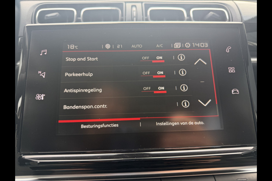 Citroën C3 110pk Shine (Camera - Navigatie - Automatische Airco - Apple Carplay - 17" - Parkeersensoren)