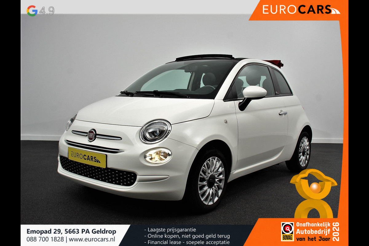Fiat 500C 1.2 Automaat Lounge Cruise Control Navigatie Airco Parkeersensoren Achter Lichtmetalen Velgen