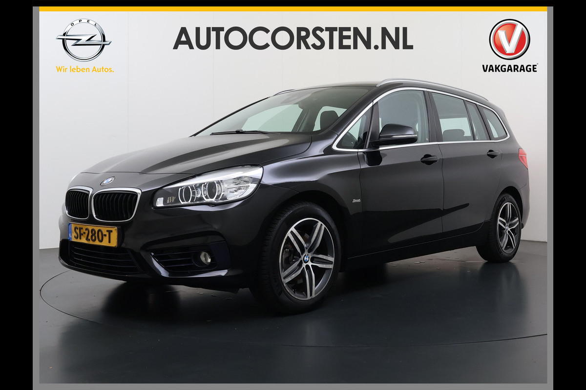 BMW 2 Serie Gran Tourer 218i Automaat Sport Trekhaak Navi Bluetooth Elek.Achterklep Cruise Control Ecc Executive Led Isofix Lmv 17" Regen-Lichtsensor 1.500KG Trekgewicht