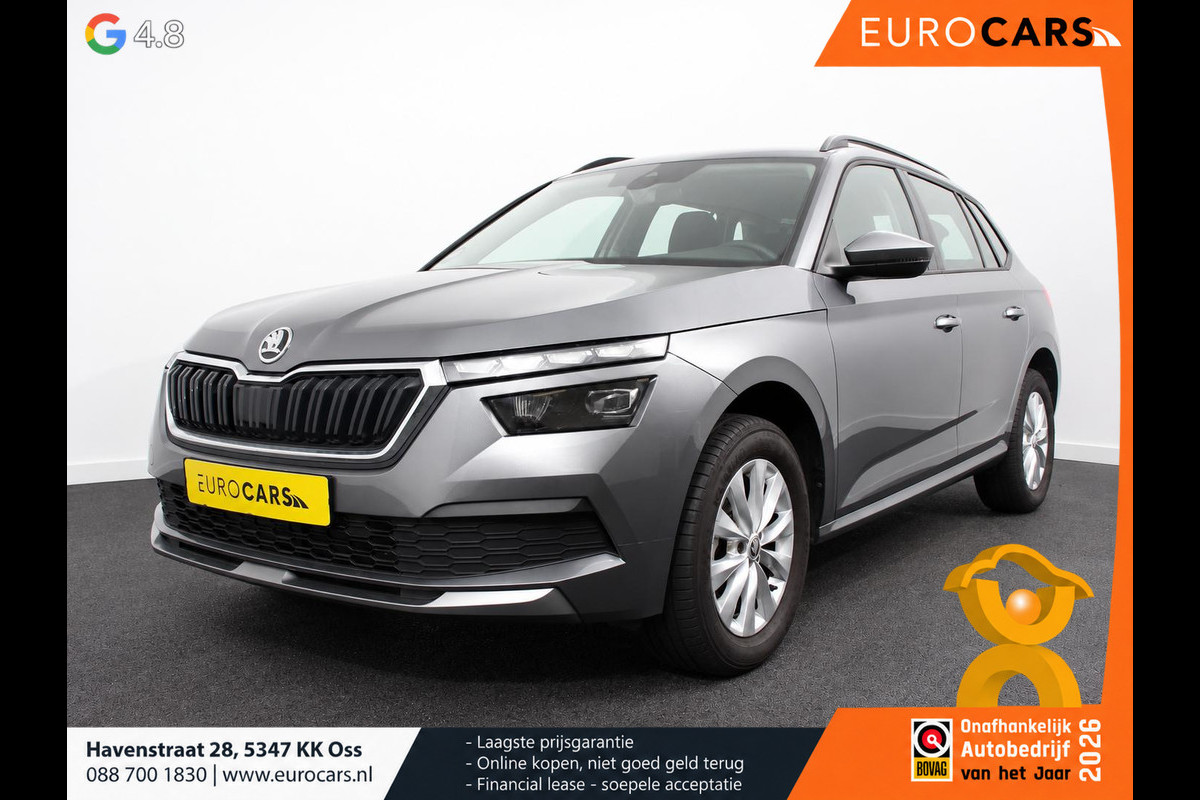 Škoda Kamiq 1.0 TSI 110 pk DSG Life Navigatie Apple Carplay/Android Auto Adaptieve Cruise Control Parkeersensor achter Verwarmde voorstoelen LED-verlichting voor Dakrail DAB