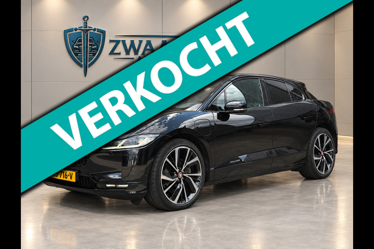 Jaguar I-PACE EV400 First Edition HSE 90 kWh l 84% SOH l Performance Stoelen l 22" velgen l Pano l Alcantara Stuur l Meridian